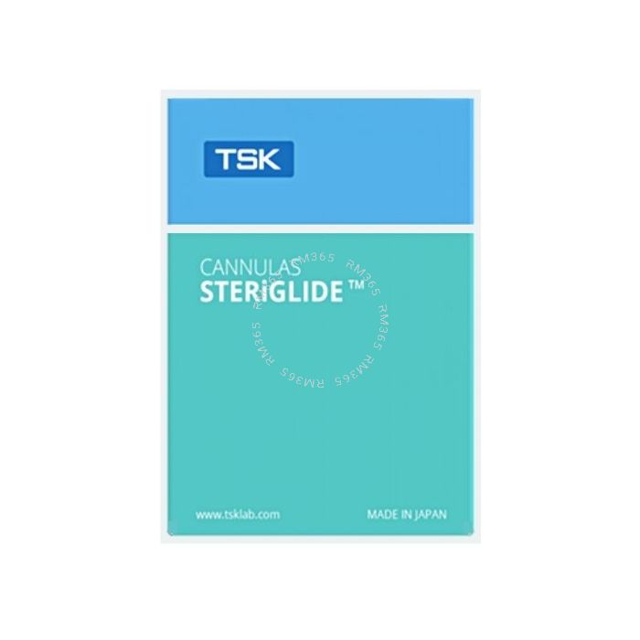 TSK® STERiGLIDE Cannula 22G x 50mm (1 x 20pcs Per Pack) - 
The STERiGLIDE™ outperforms any other cannula available and remains to lead the market as the golden standard.