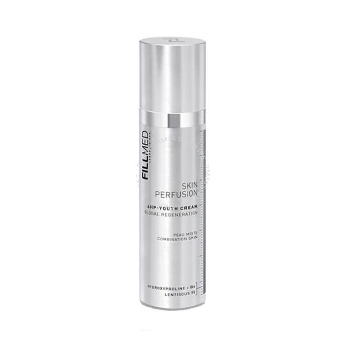 FILLMED Skin Perfusion 6HP Youth Cream is a daily rejuvenating cream designed for combination skin to combat wrinkles and increase skin firmness and radiance.