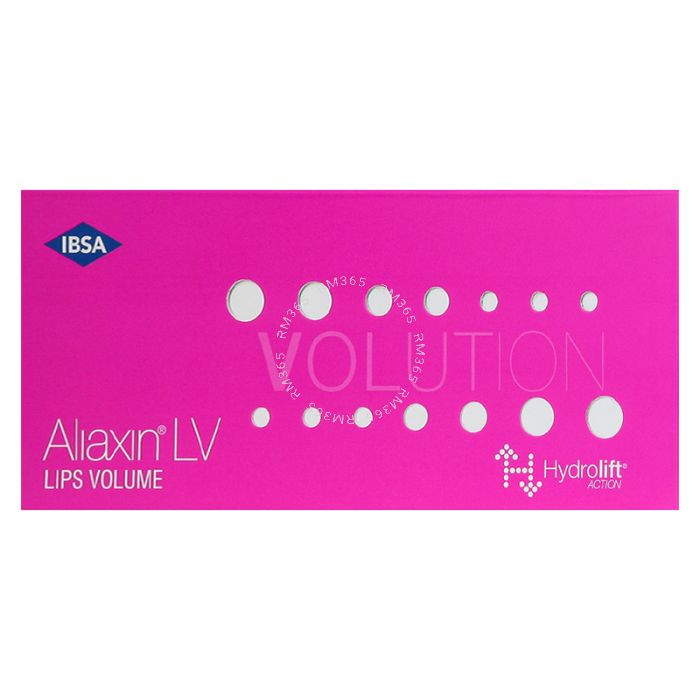Aliaxin LV ("Lips Volume") is a non-invasive HA dermal filler designed to plump, volumise, and enhance the lips, without compromising the natural look of the person. Aliaxin LV ("Lips Volume") is a non-invasive HA dermal filler designed to plump, volumise, and enhance the lips, without compromising the natural look of the person.