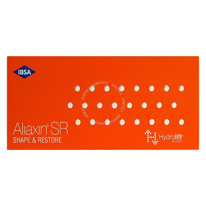 Aliaxin SR "Shape & Restore" is designed for dermal remodelling. Use Aliaxin SR for facial reshaping and replenishing facial fullness with natural and well-defined contours.