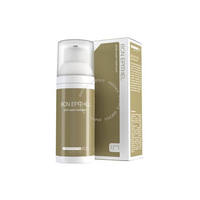 BCN Epithel soothes the skin and restores the hydrolipidic mantle of the areas treated with chemical peelings, laser or other abrasive cosmetic procedures. Its formula has soothing, anti-inflammatory, moisturising, anti-oxidant and healing properties. BCN Epithel soothes the skin and restores the hydrolipidic mantle of the areas treated with chemical peelings, laser or other abrasive cosmetic procedures. Its formula has soothing, anti-inflammatory, moisturising, anti-oxidant and healing properties.