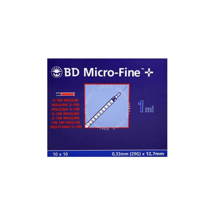 BD Micro-Fine+ 1ml 30G are single use aesthetic toxin syringes with sterile 8mm (30G) cannulas. The syringes have visible and readable numbers for an accurate and safe dosing and are designed for filling from vials.
