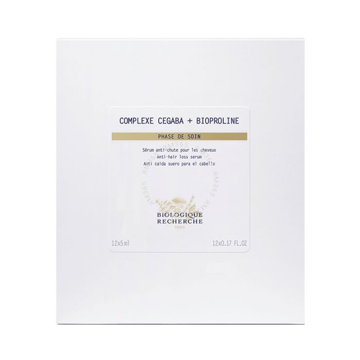 Complexe Cegaba + Bioproline helps anchor the hair, so it’s less prone to fall out. This intensive treatment combats hair loss.
Complexe Cegaba + Bioproline helps anchor the hair, so it’s less prone to fall out. This intensive treatment combats hair loss.