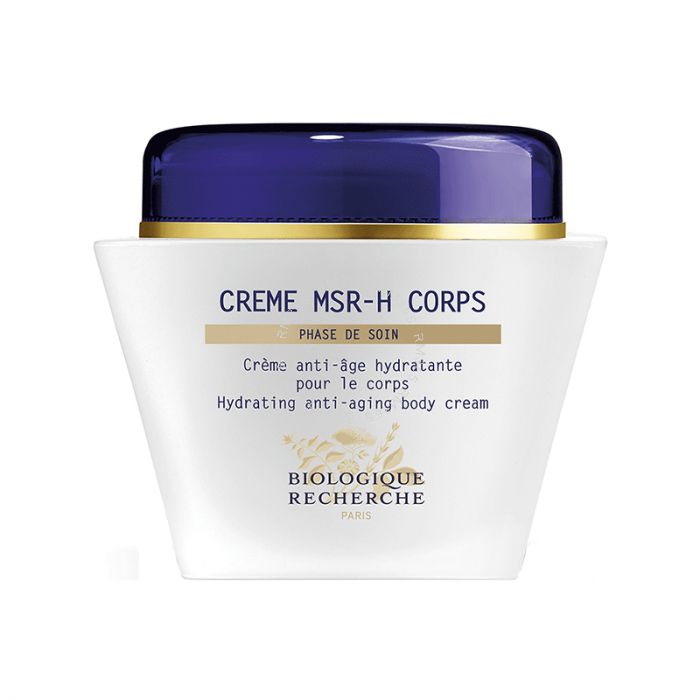 Crème MSR-H Corps offers nourishing anti-ageing skincare, with a targeted formulation that takes account of the changes in skin and body contours as hormonal activity slows down. It acts to redensify and rebalance the skin, helping compensate for cutaneou Crème MSR-H Corps offers nourishing anti-ageing skincare, with a targeted formulation that takes account of the changes in skin and body contours as hormonal activity slows down. It acts to redensify and rebalance the skin, helping compensate for cutaneou