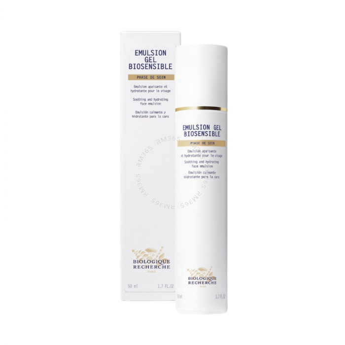 SOOTHING AND MOISTURIZING GEL FOR THE FACE.
Emulsion Gel Biosensible calms and alleviates skin discomfort thanks to its soothing and hydrating active ingredients. This gel brings immediate relief to fragile or weakened skin, restoring a radiant complexio SOOTHING AND MOISTURIZING GEL FOR THE FACE.
Emulsion Gel Biosensible calms and alleviates skin discomfort thanks to its soothing and hydrating active ingredients. This gel brings immediate relief to fragile or weakened skin, restoring a radiant complexio