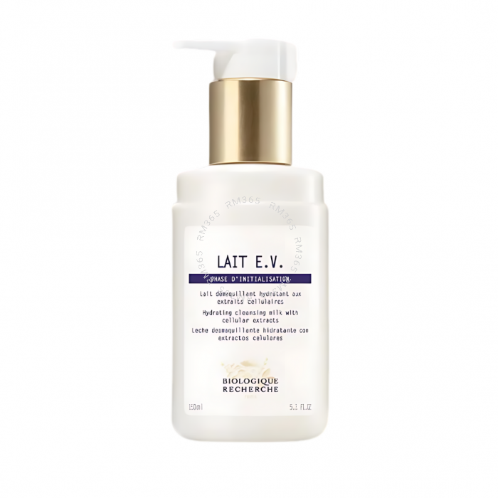 A rich makeup remover, Lait E.V. effectively eliminates impurities and makeup, even the most resistant, while relipidating the driest areas of the face. Its active ingredients help prevent the skin from drying out, in particular for the mature skins which A rich makeup remover, Lait E.V. effectively eliminates impurities and makeup, even the most resistant, while relipidating the driest areas of the face. Its active ingredients help prevent the skin from drying out, in particular for the mature skins which