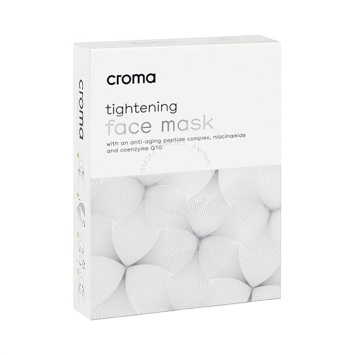 croma tightening face mask, featuring a biocellulose sheet material infused with powerful anti-ageing properties and hydrating ingredients. The incorporated anti-ageing complex contains biomimetic signal peptides, which can help to reduce the appearance o croma tightening face mask, featuring a biocellulose sheet material infused with powerful anti-ageing properties and hydrating ingredients. The incorporated anti-ageing complex contains biomimetic signal peptides, which can help to reduce the appearance o