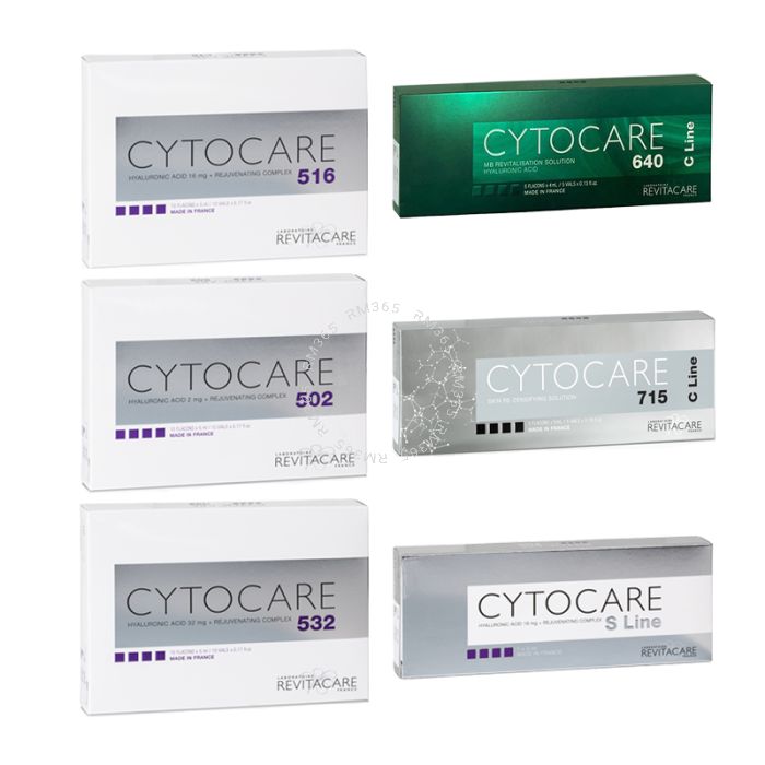 Cytocare 715 C Line is designed to prevent premature ageing with a high concentration of hyaluronic acid. It redensifies the skin for a plumping effect. Skin looks naturally softer and brighter thanks to anti-aging properties.