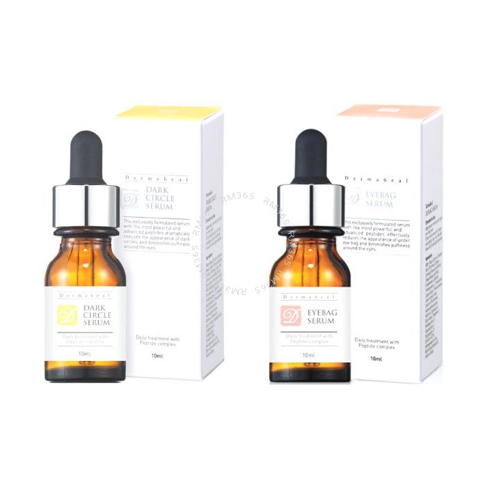 Dermaheal Dark Circle Serum exclusively formulated serum with the most powerful and advanced peptides dramatically reduce the appearance of dark circles, and diminishes puffiness around the eyes.