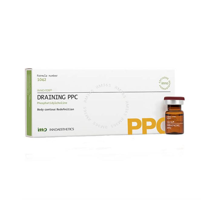INNO-TDS Draining PPC reduces localized fat and improves your silhouette. Body contouring and redefining treatment to reduce localized fat and adipose cellulite.