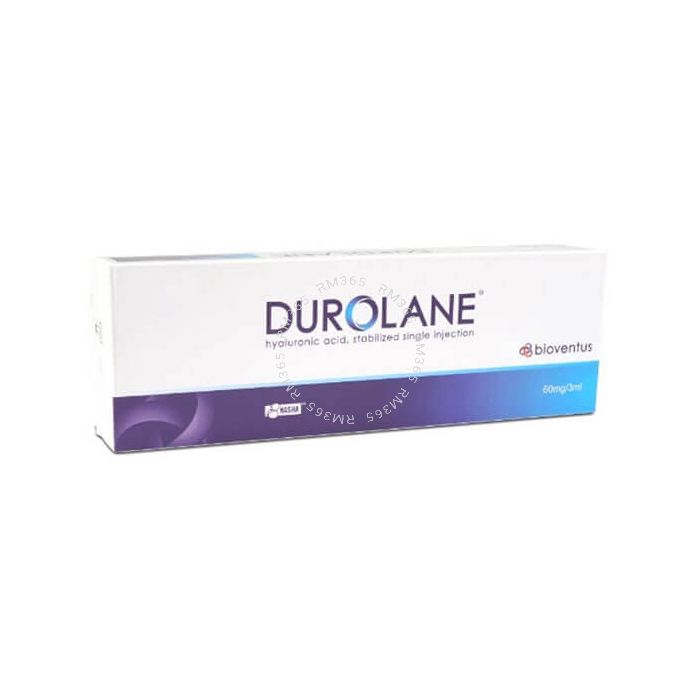 DUROLANE is a hyaluronic acid that is stabilised for single injection. It is based upon a natural, safe and proven technology called Hyaluronic acid (HA) is a naturally occurring molecule that provides the lubrication and cushioning in a normal joint. 