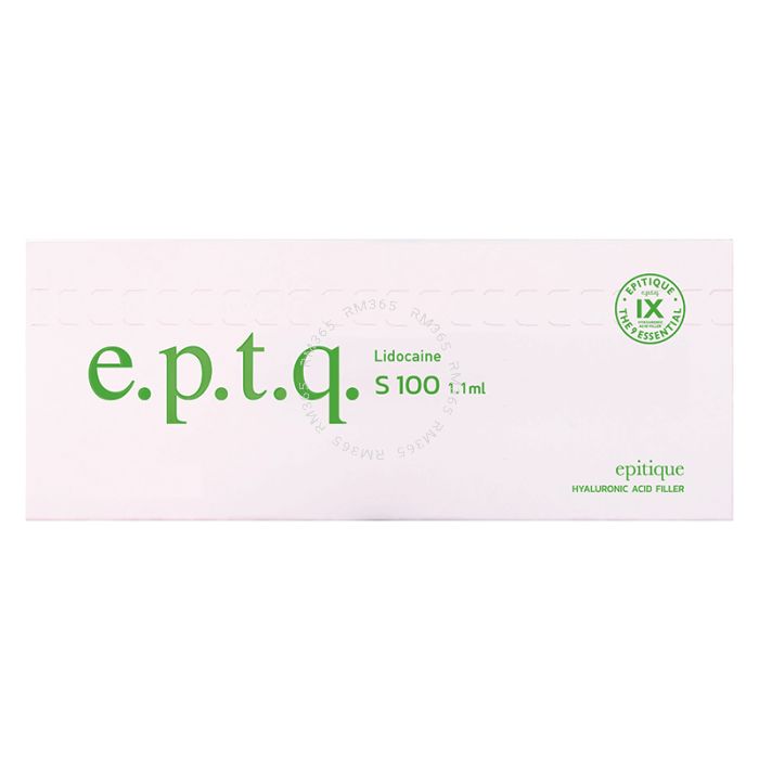E.p.t.q S 100 is a highly purified hyaluronic acid filler with a very low density optimizing the injection pressure to ensure a smoother treatment. E.P.T.Q S100 contains lidocaine minimizing the pain for the patient. E.p.t.q S 100 is a highly purified hyaluronic acid filler with a very low density optimizing the injection pressure to ensure a smoother treatment. E.P.T.Q S100 contains lidocaine minimizing the pain for the patient.