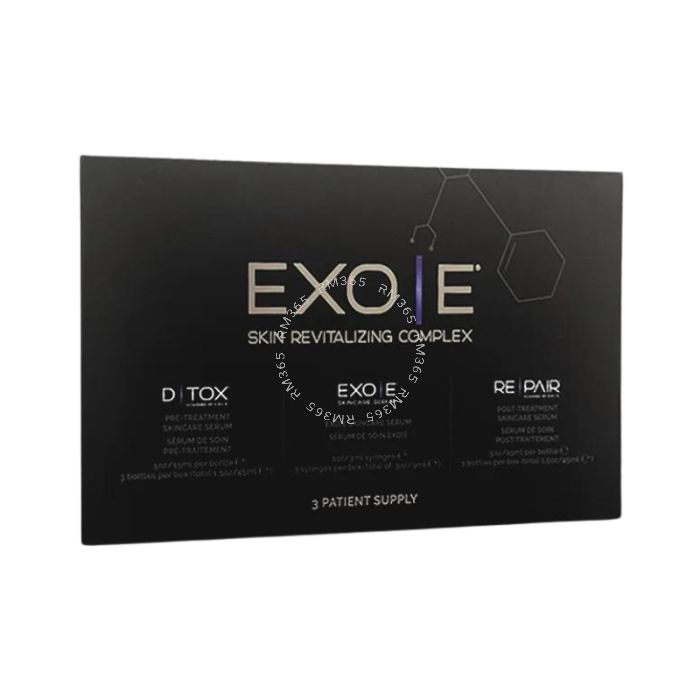 EXO | E 3 pack set is a comprehensive skincare system designed to support and enhance the skin’s natural healing process before, during, and after aesthetic treatments. This three-step regimen utilizes advanced biotechnology, combining plant-based exosome EXO | E 3 pack set is a comprehensive skincare system designed to support and enhance the skin’s natural healing process before, during, and after aesthetic treatments. This three-step regimen utilizes advanced biotechnology, combining plant-based exosome