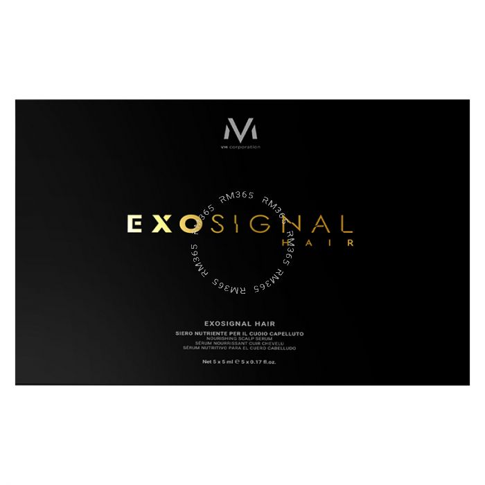 EXOSIGNAL HAIR - Embrace the future of hair care with this unique and immediately effective cocktail. Its ingredients contain the perfect synergy to help prevent and slow down hair loss. EXOSIGNAL HAIR - Embrace the future of hair care with this unique and immediately effective cocktail. Its ingredients contain the perfect synergy to help prevent and slow down hair loss.
