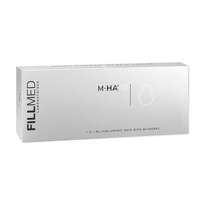 Fillmed M-HA 18 is a dermal filler indicated for the treatment of fine lines, superficial wrinkles, and  cutaneous redensification. Its high hydration capacity also allows for an intensive treatment of dehydrated skin and improves skin radiance.