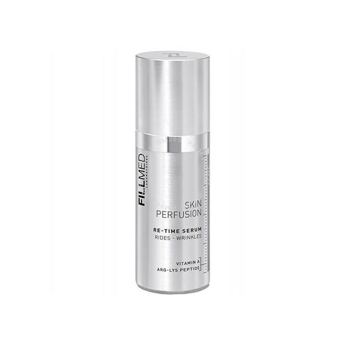 Fillmed RE-Time Serum is an anti-ageing serum designed to act on the four signs of photo-induced ageing skin - loss of elasticity, dehydration, thinning of the skin and wrinkles. 