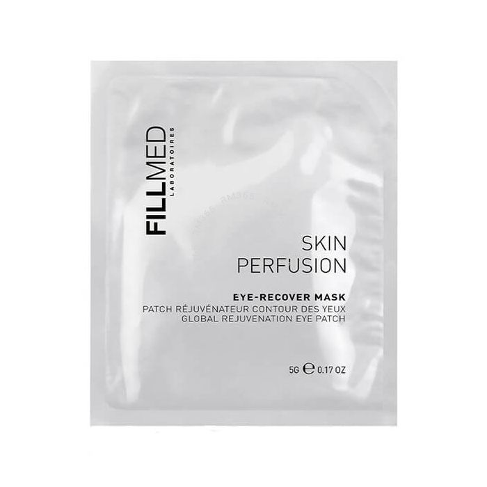 FILLMED Skin Perfusion Eye Recover Mask is designed to combat dark circles, puffiness, wrinkles, and dropping eyelids.