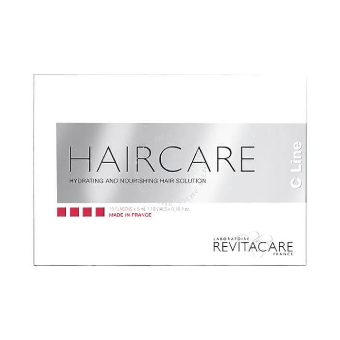 HAIRCARE C Line solution takes care of the scalp. The scalp is soothed, hydrated, hair loss is slowed down. Dandruff are less visible*. Hair is nourished, more resistant.