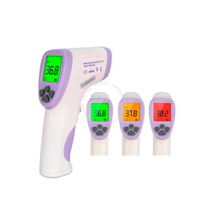 The Hti infrared thermometer is a handheld device designed to measure body temperature in infants and adults without contact. The Hti infrared thermometer is a handheld device designed to measure body temperature in infants and adults without contact.