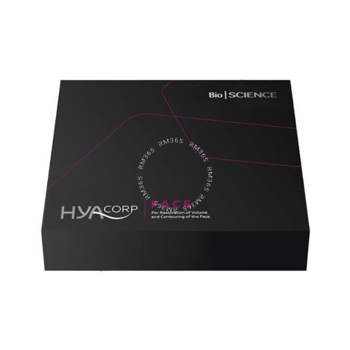 HYAcorp Face is an absorbable skin implant produced from a hyaluronic acid of non-animal origin. HYAcorp Face is indicated for the restoration of facial volume and contour by replacing lost hyaluronic acid in the skin.