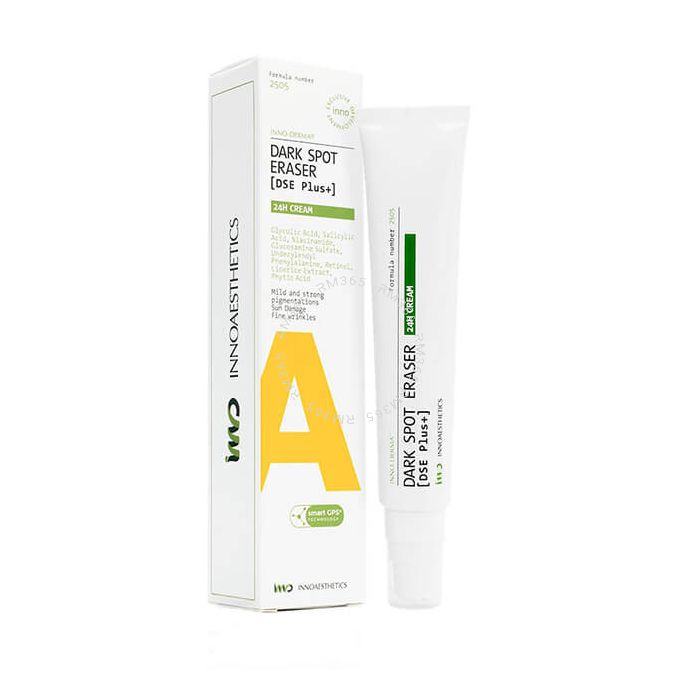 INNO-DERMA Dark Spot Eraser is designed to prevent and treat skin pigmentation problems as active ingredients work to control the production of melanin and enhance the dispersion of pigment and pigmented granules. INNO-DERMA Dark Spot Eraser is designed to prevent and treat skin pigmentation problems as active ingredients work to control the production of melanin and enhance the dispersion of pigment and pigmented granules.