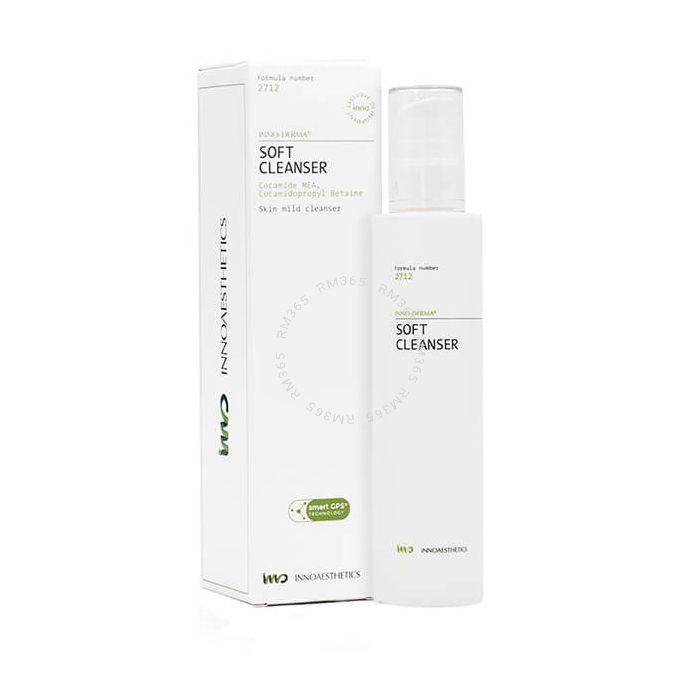 INNO-DERMA Soft Cleanser is a gentle but effective face cleanser that delicately removes all impurities and protects the hydrolipidic film, leaving the skin clean, fresh, and soft. 