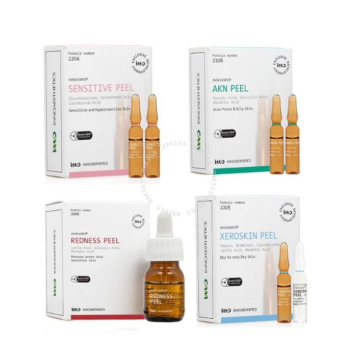 INNO-EXFO AKN Peel for acne and oily skin that helps to regulate sebum production and prevent pore-clogging and breakouts.
