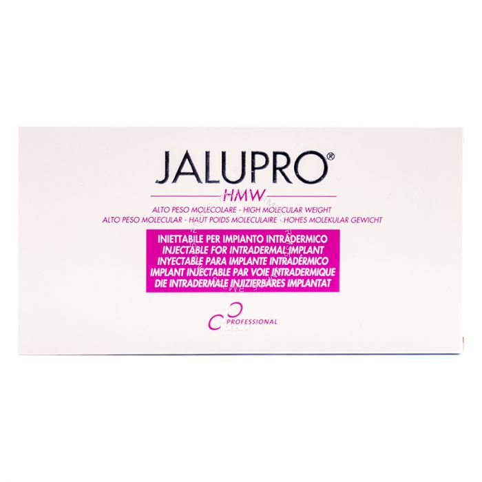 Jalupro® HMW</strong> is an injectable solution which has been formulated using a clever combination of amino acids. Technically labelled as a 'dermal biorevitalizer', it eradicates skin depressions caused by ageing wrinkles and scars. Jalupro® HMW</strong> is an injectable solution which has been formulated using a clever combination of amino acids. Technically labelled as a 'dermal biorevitalizer', it eradicates skin depressions caused by ageing wrinkles and scars.