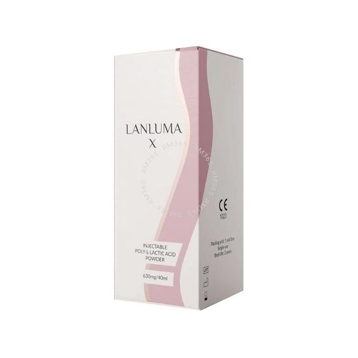 Lanluma X is a filler based on poly-L-Lactic. It is perfect for contouring both face and body. The filler stimulates the natural collagen production in the skin, increasing volume and improving contour, and correcting skin depression