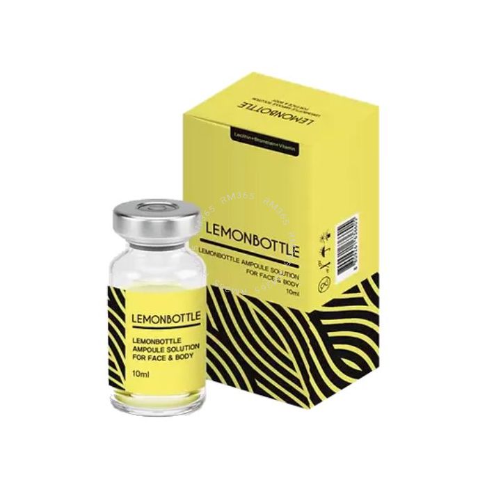 Lemon Bottle is a high-concentration fat dissolve solution that combines Riboflavin (vitamin B2) and other premium ingredients that create fat decomposition by accelerating metabolism of fat cells.