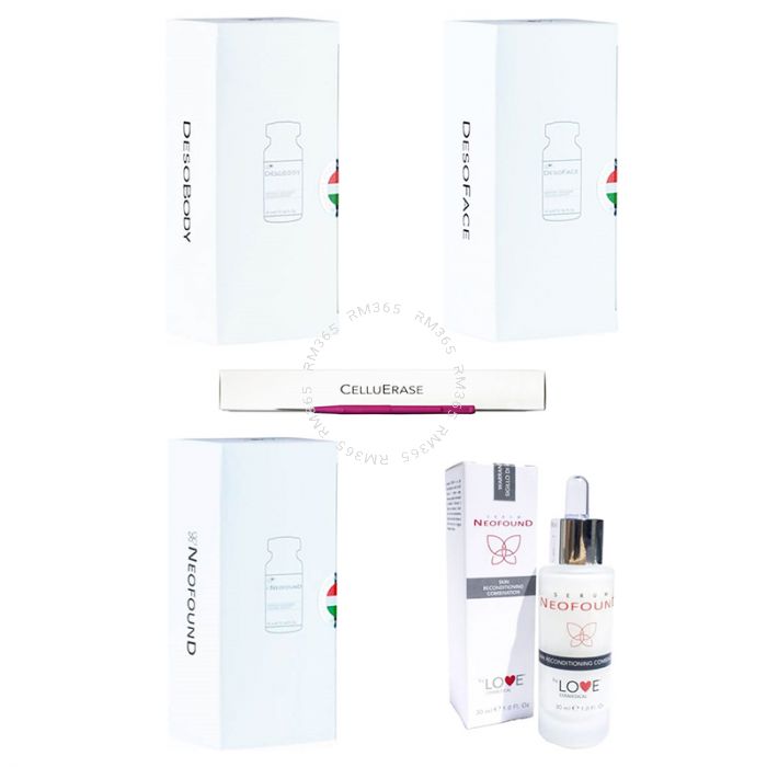 Neofound is a powerful cocktail that tackles various imperfections associated with aging, such as roughness, elastosis, discoloration and loss of volume.