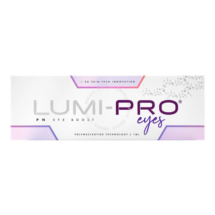 LUMI-PRO Eyes is a cutting-edge skin booster designed to target dark under-eye circles, puffiness, and fine wrinkles. Its advanced formula, contains 5 mg/ml of Polynucleotides and works by deeply hydrating and revitalising the delicate under-eye area, hel