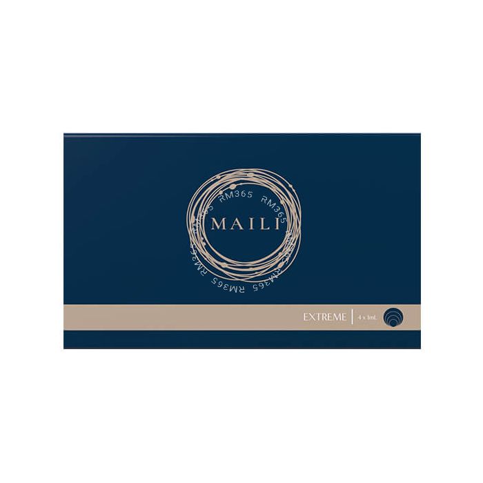 Maili Extreme is a smooth and homogenous gel that is made of a high concentration of hyaluronic acid, 24mg/ml, that is cross-linked with the latest crosslinked technology from Sinclair – Smart Spring Science.