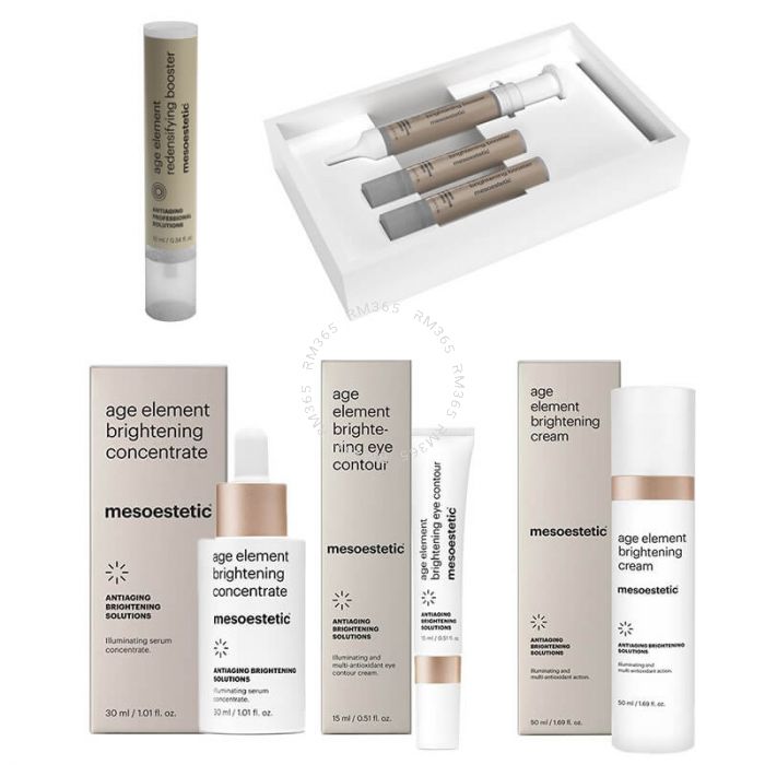 Mesoestetic Age Element Brightening Booster - Brightening, revitalising concentrate. Moisturises the skin and visibly reduces imperfections and expression lines.