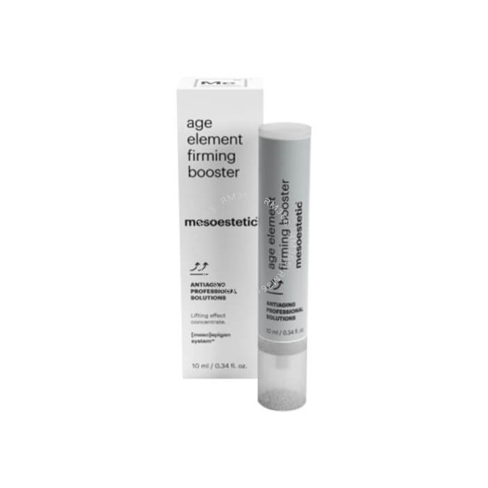 Mesoestetic Age Element Firming Booster - Firming concentrate with lifting effect. Reduces skin flaccidity and redefines facial contours. Mesoestetic Age Element Firming Booster - Firming concentrate with lifting effect. Reduces skin flaccidity and redefines facial contours.