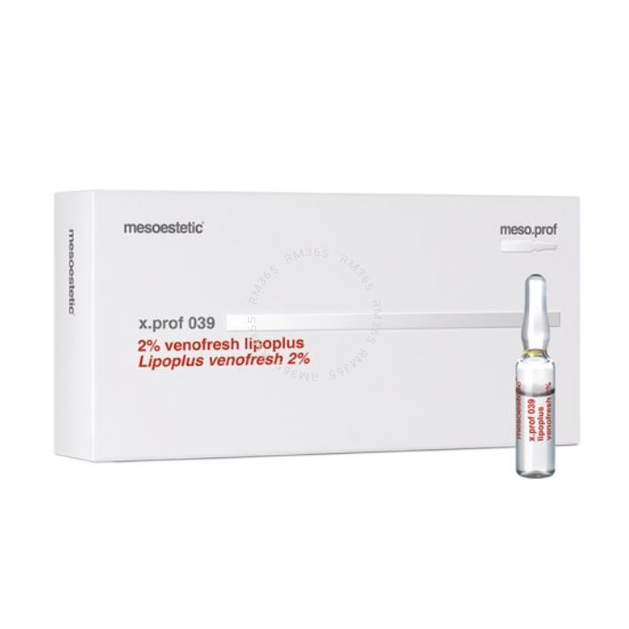 Mesoestetic Meso.prof X.prof 039 2% Venofresh Lipoplus - Venotonic action. Mesoestetic Meso.prof X.prof 039 2% Venofresh Lipoplus - Venotonic action.