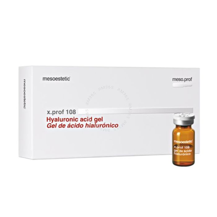 Mesoestetic Meso.prof X.prof Hyaluronic Acid Gel (5 x 5ml) - Moisturising, anti-aging action.

