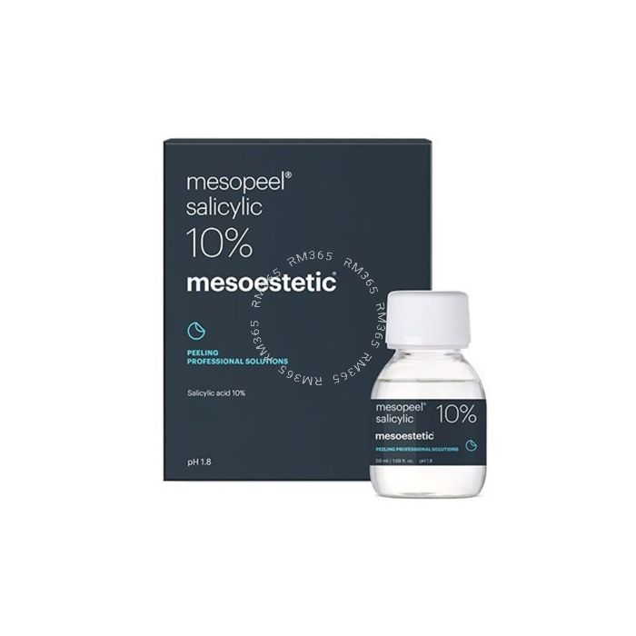 Salicylic acid 10% peel with a strong keratolytic and sebum-regulating effect. Indicated for oily skin with acne and/or seborrheic blemishes. It can also be applied to areas such as the arms, back, knees, elbows, etc. Salicylic acid 10% peel with a strong keratolytic and sebum-regulating effect. Indicated for oily skin with acne and/or seborrheic blemishes. It can also be applied to areas such as the arms, back, knees, elbows, etc.