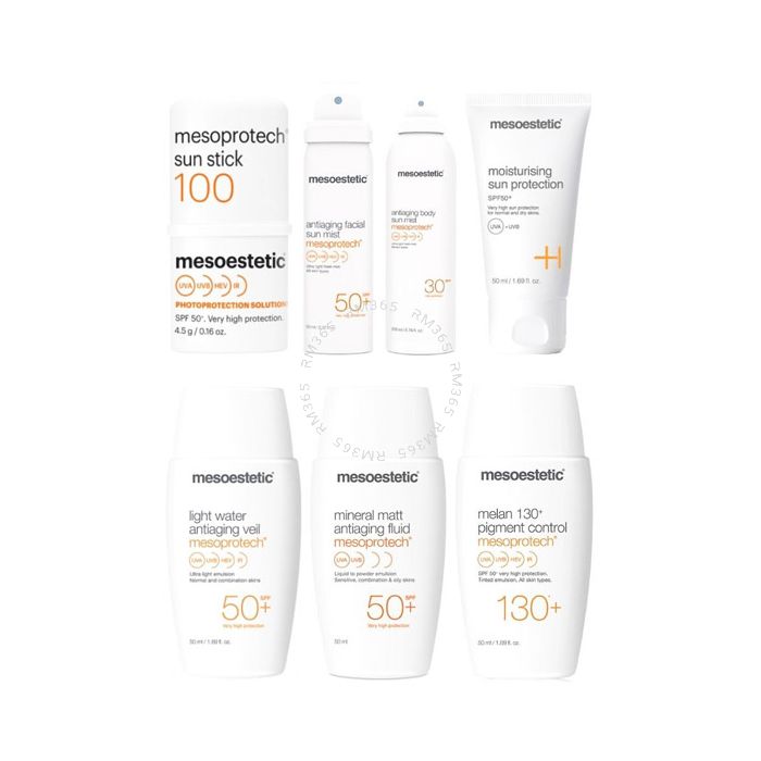 SPF 50+ anti-ageing facial sun mist in a spray format with a fresh, ultra-light texture. It can be evenly sprayed onto skin with no need to rub it in. Perfect for keeping at hand and reapplying during the day. Suitable for using before and after applying 