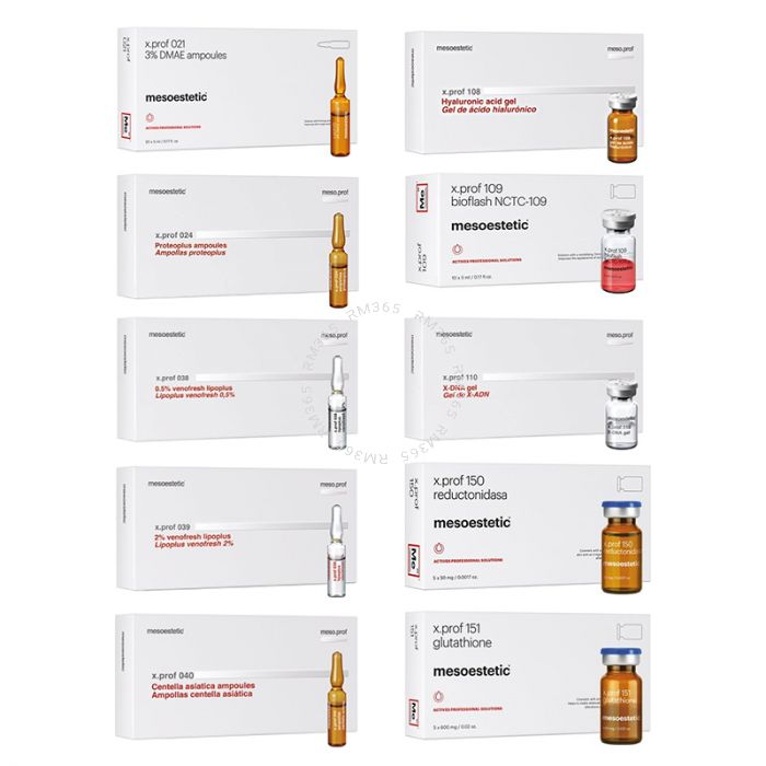 Mesoestetic meso.prof x.prof 014 organic silicon 1% - Regulates cell metabolism. collagen, proteoglycans and structural glycproteins. It acts as regulator and normaliser of cell metabolism and cell division.
