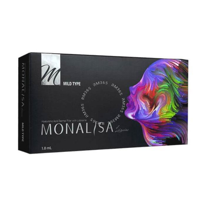 Monalisa Lidocaine Mild - Suitable for perioral lines, cheek volume and forehead lines. Recommended Indication: Superficial dermis/Middle layer of subcutis