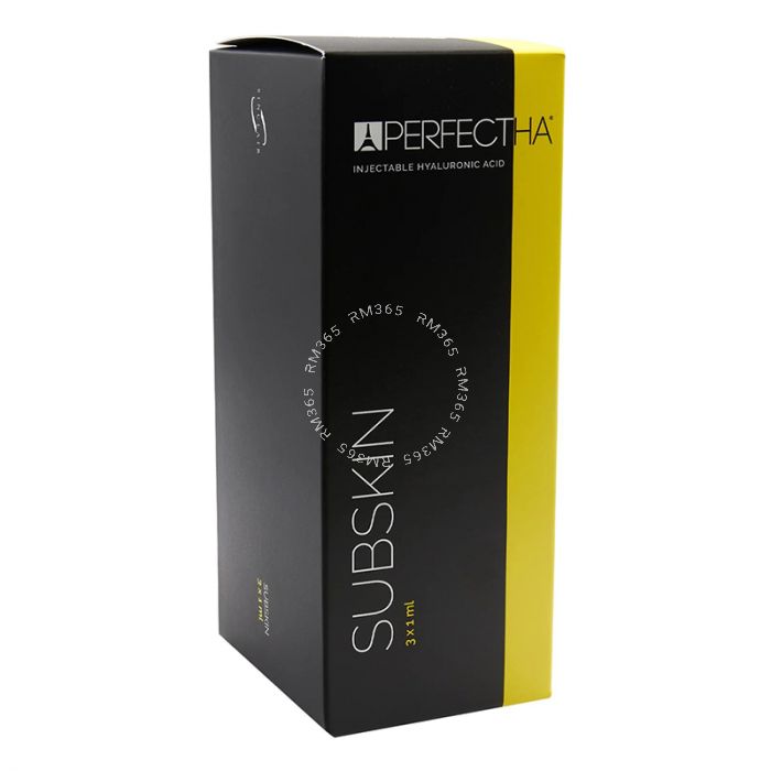 Perfectha® Subskin is a hyaluronic acid gel filler, designed to eliminate wrinkles. With a cross-linking rate of 90%, the gel is injected or administered using a cannula into the subcutaneous dermis (layer of skin directly below dermis and epidermis Perfectha® Subskin is a hyaluronic acid gel filler, designed to eliminate wrinkles. With a cross-linking rate of 90%, the gel is injected or administered using a cannula into the subcutaneous dermis (layer of skin directly below dermis and epidermis