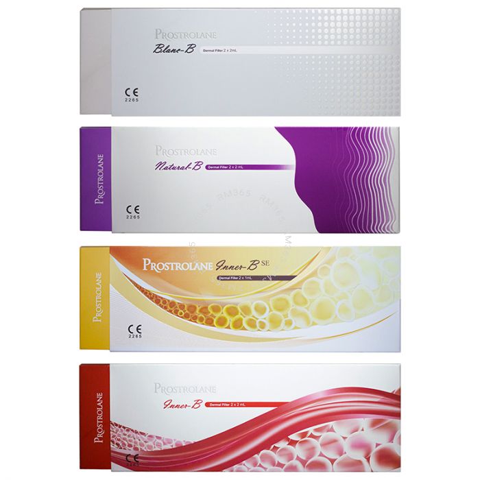 Prostrolane Inner-B is an injectable gel indicated for deep dermis implantation for lipolysis of a moderate to severe double chin, abdomen and the back of the thighs, and is used for reduction of localised fat accumulations. Use Prostrolane Inner-B lipoly