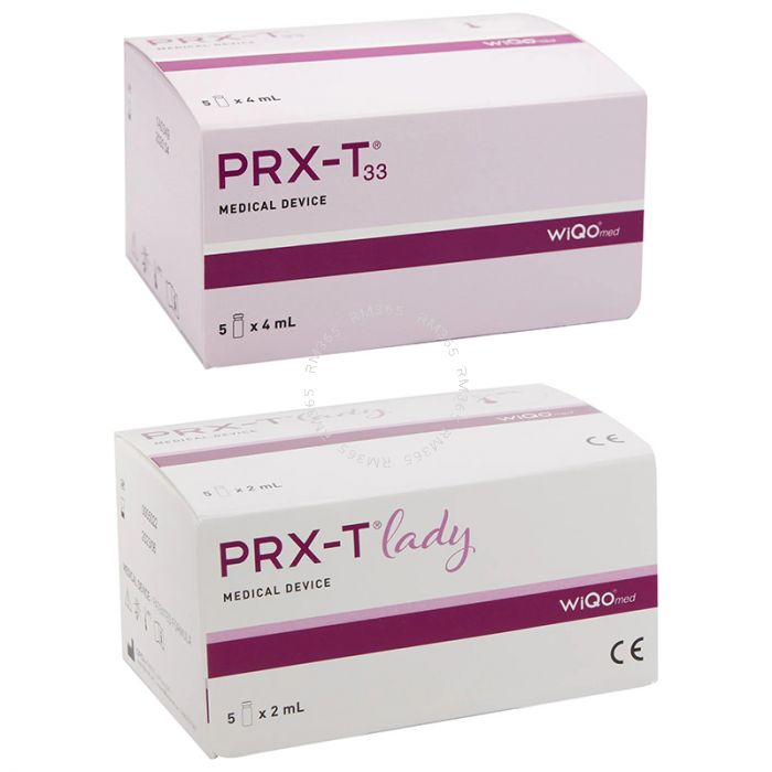 PRX-T33 Peel is a non-injectable bio-revitaliser used to restore the skin’s natural radiance, prevent dermal ageing and treat scars and stretch marks. It also stimulates fibroblasts and growth factors, without causing inflammation and damaging the skin.
