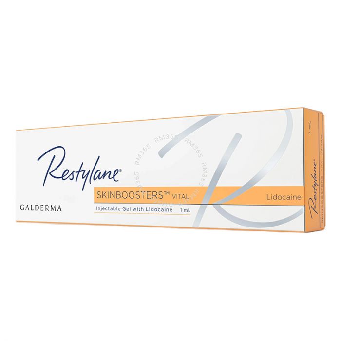 Restylane® Skinboosters Vital Lidocaine is designed to restore your overall appearance by gently and naturally smoothing the skin from inside. It works by increasing the hydration within the skin, thus improving its elasticity and reducing skin roughness Restylane® Skinboosters Vital Lidocaine is designed to restore your overall appearance by gently and naturally smoothing the skin from inside. It works by increasing the hydration within the skin, thus improving its elasticity and reducing skin roughness
