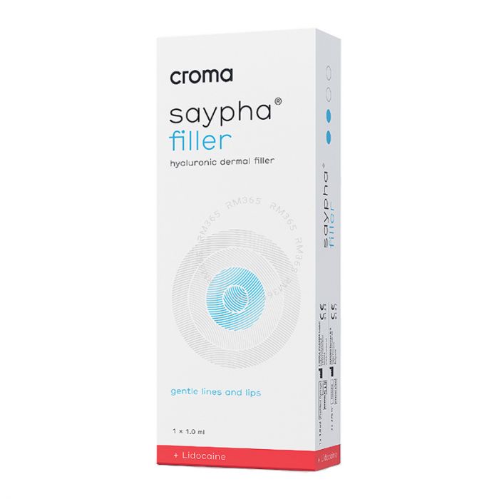 Saypha® Filler Lidocaine is a viscoelastic solution for intradermal use containing hyaluronic acid, Buy Saypha Filler Lidocaine that is intended for use for the correction of medium to deep lines, it can also be used for perioral wrinkles, lip contour and
