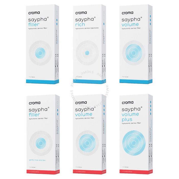 Saypha® Volume is ideal for the correction of deep wrinkles and folds, cutaneous depressions, facial contours and the creation of volume. Saypha® Volume is injected in the deep dermis or subcutis.