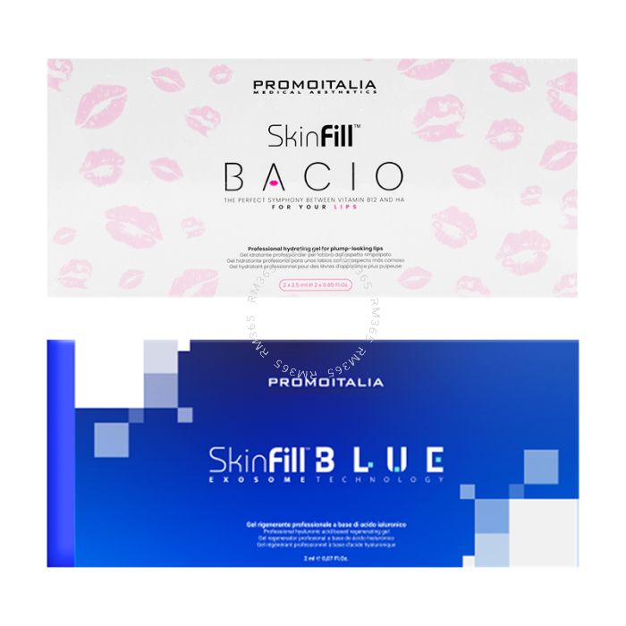Skinfill Bacio is the latest innovative lip booster composed of vitamin B12 and hyaluronic acid, for defining, hydrating and making lips appear softer, smoother and much plumper. Promoitalia’s R&D department has been able to obtain a stable and groundbrea