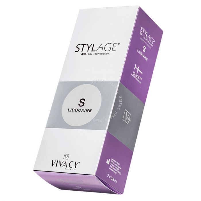 Stylage Bi-Soft S Lidocaine a cross-linked hyaluronic acid is used in the superficial to mid-dermis for correction of fine lines and superficial wrinkles as crow’s feet, glabellar frown lines, perioral lines and tear trough area treatment under the eye. Stylage Bi-Soft S Lidocaine a cross-linked hyaluronic acid is used in the superficial to mid-dermis for correction of fine lines and superficial wrinkles as crow’s feet, glabellar frown lines, perioral lines and tear trough area treatment under the eye.