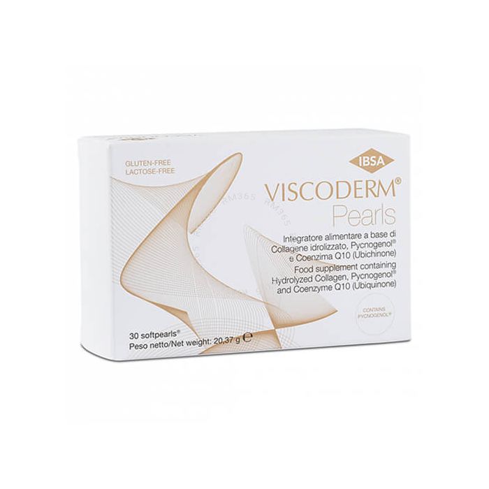 Viscoderm Pearl is a food supplement suitable for the reintegration of nutrients naturally present in our connective tissue. Viscoderm Pearl is a food supplement suitable for the reintegration of nutrients naturally present in our connective tissue.